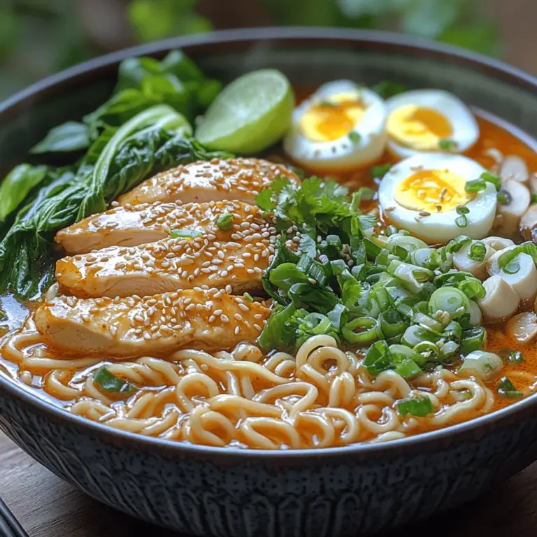If you’re in search of a comforting and flavorful meal that warms both the body and soul, look no further than the Spicy Asian Chicken Ramen Noodle Bowl. This dish is not only satisfying but also an explosion of flavors, combining tender chicken, fresh vegetables, and perfectly cooked ramen noodles. As one of the most beloved staples in Asian cuisine, ramen offers endless possibilities for creative variations while providing a hearty meal that can be enjoyed at any time of the day.