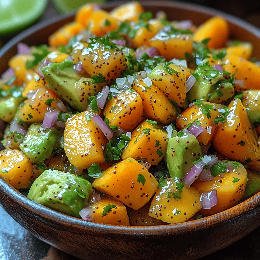 At the heart of any great salsa lies a harmonious balance of flavors and textures. In the case of peach avocado salsa, the sweetness of the peaches beautifully contrasts with the creamy richness of the avocado. This creates a delightful mouthfeel that is both refreshing and satisfying. The addition of crunchy red onion introduces a sharp bite that enhances the overall flavor, while the jalapeño pepper adds a welcome kick of heat.
