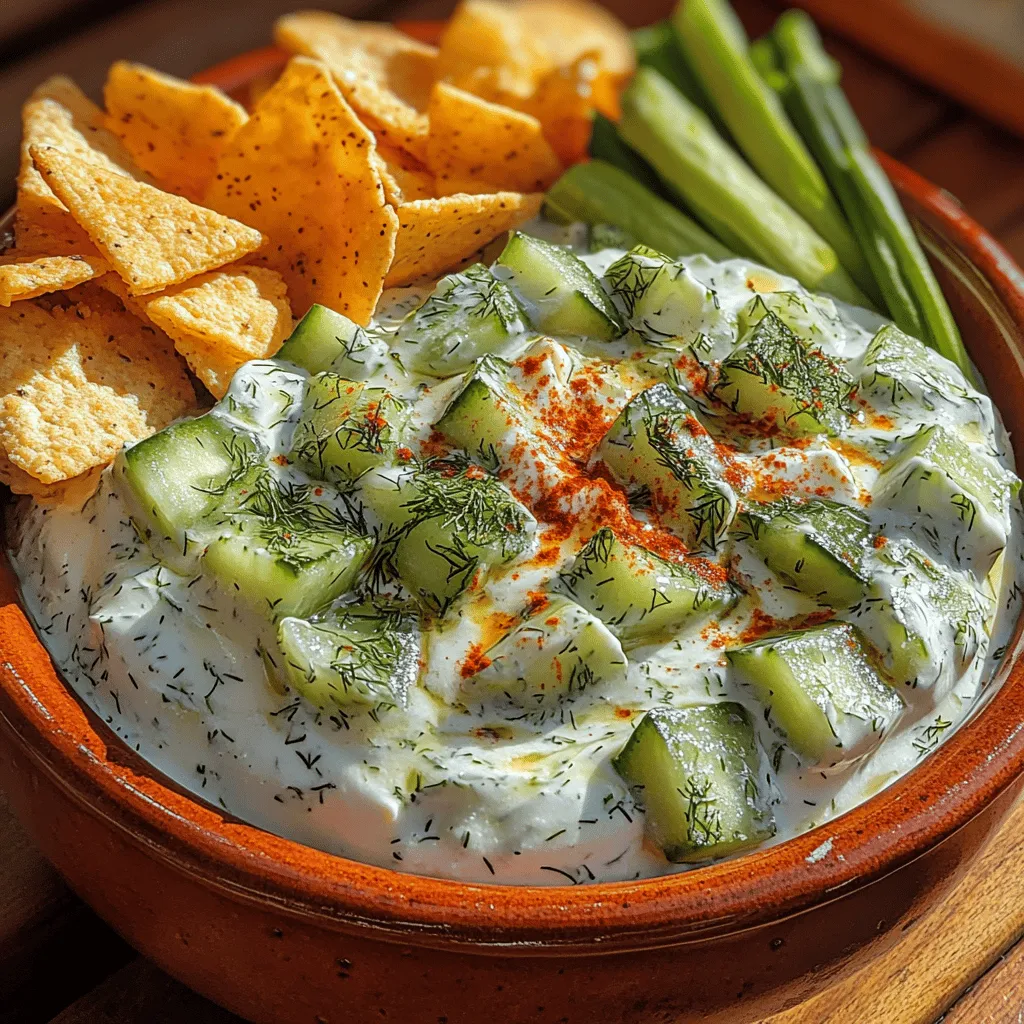 Looking for a refreshing, versatile dip that can elevate your snacking game? Look no further than the Refreshing Creamy Cucumber Dill Dip. This delightful concoction is a culinary gem that combines the crispness of cucumbers with the rich, tangy flavors of Greek yogurt and fresh dill. Perfect for parties, picnics, or simply a healthy snack at home, this dip not only pleases the palate but also boasts numerous health benefits, making it a favorite among health-conscious food lovers.