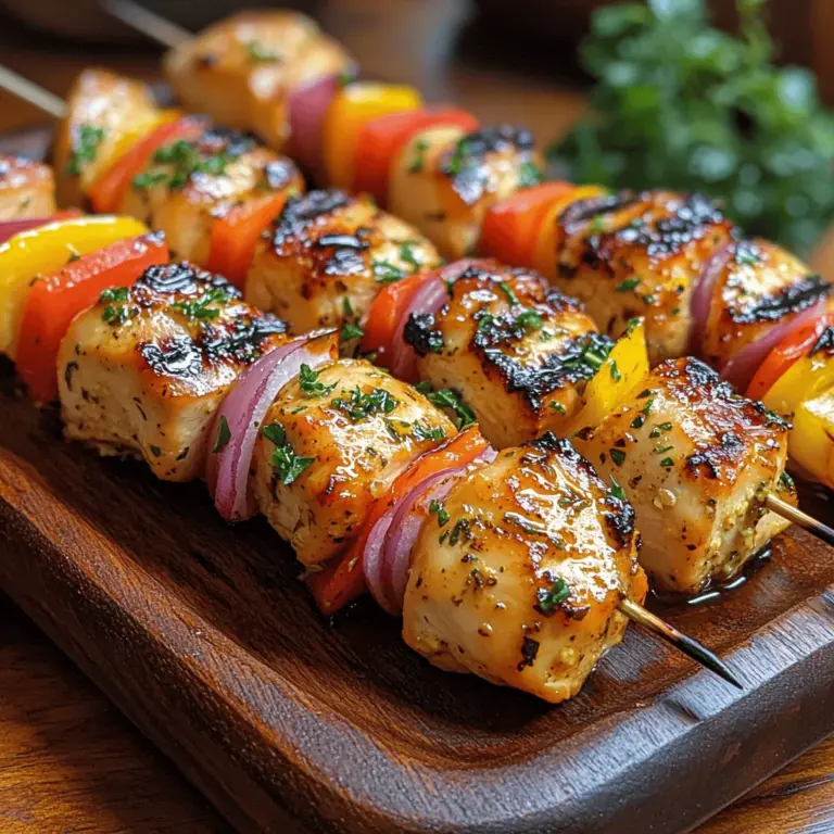 Grilled chicken dishes have long been a favorite among home cooks and food enthusiasts alike. Their popularity stems from their versatility and ease of preparation. With Zesty Lemon Garlic Chicken Skewers, you can bring the robust flavors of the grill right into your kitchen or backyard. The convenience of skewering chicken also allows for portion control, making it easier to serve just the right amount for yourself or your guests.