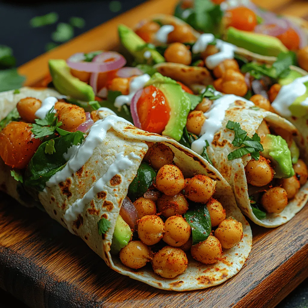 In recent years, plant-based meals have surged in popularity, captivating both health enthusiasts and those merely seeking delicious food options. As more individuals recognize the benefits of incorporating plant-based ingredients into their diets, recipes that are not only nutritious but also bursting with flavor become essential. One such dish that perfectly embodies these qualities is the Spicy Roasted Chickpea Wrap. This recipe offers a delightful combination of spices, textures, and fresh ingredients, making it a vibrant and healthy option for lunch or dinner.
