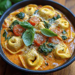 Once your creamy tomato sauce is ready, it's time to bring everything together with the cheese tortellini. This step is crucial for a harmonious blend of flavors. Begin by cooking the tortellini according to the package instructions, ensuring they remain al dente. This will prevent them from becoming mushy when combined with the sauce.