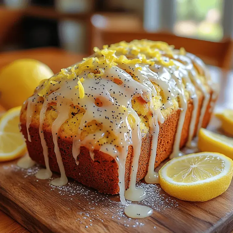 Lemon-flavored desserts have a special place in the hearts (and stomachs) of many dessert lovers. Their bright, zesty flavor not only awakens the palate but also evokes a refreshing sensation that is particularly welcome during warmer months. Among the myriad of lemon-infused delicacies, the luscious lemon poppy seed loaf stands out as a perfect blend of tangy zest and delightful texture. This delightful loaf is more than just a treat for the taste buds; it embodies a harmony of flavors that can elevate any occasion.