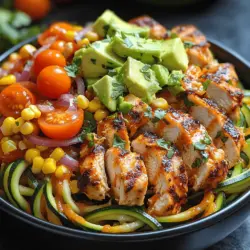 A successful dish starts with quality ingredients, and the Zesty Taco Chicken Zoodle Bowls are no exception. Each component contributes to the overall flavor profile and nutritional value, ensuring you enjoy a wholesome meal. Let’s dive into the key ingredients that make this dish both flavorful and nutritious.