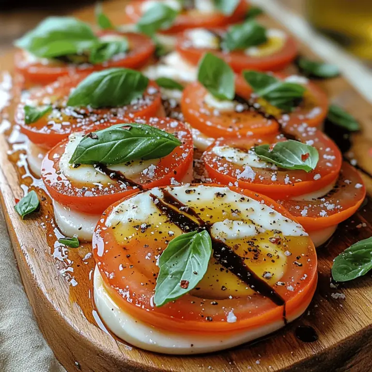 The Caprese salad, known for its vibrant colors and fresh flavors, is a staple of Italian cuisine. Originating from the island of Capri, this dish showcases the simplicity and beauty of its ingredients, making it a beloved choice for summer dining. Traditionally composed of fresh tomatoes, mozzarella cheese, basil, olive oil, and salt, the Caprese salad embodies the essence of Italian cooking—highlighting the importance of quality ingredients and their harmonious combination.