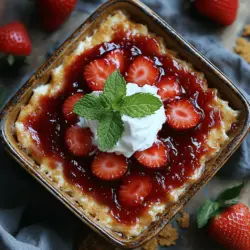 As the temperature rises and the days grow longer, our cravings often shift towards light, refreshing desserts that can be whipped up without the heat of an oven. Enter the Strawberry Dream No-Bake Lasagna—a delightful and easy-to-make dessert that captures the essence of summer in every layer. This luscious treat perfectly combines fresh strawberries, creamy layers, and a crunchy graham cracker crust, making it an ideal choice for warm weather gatherings, potlucks, and family celebrations.