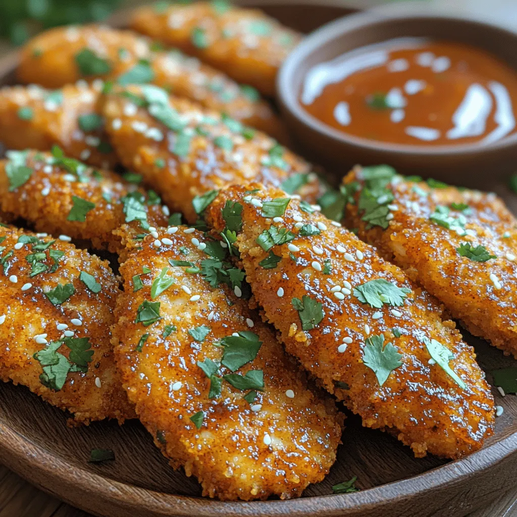 Sweet Chili Chicken Tenders are a culinary delight that perfectly marries crispy texture with a tantalizing sweet and spicy flavor profile. These tenders are not just a meal; they are an experience that can elevate any occasion, whether you are hosting a casual family dinner, preparing for a game day feast, or looking for a crowd-pleasing appetizer for a party. The allure of chicken tenders is undeniable; they are beloved for their juiciness and adaptability, making them a staple in both home kitchens and restaurants alike.