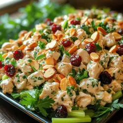 In the realm of healthy eating, salads often reign supreme as a go-to option for lunch or dinner. One salad that has recently gained popularity for its vibrant flavors and nutritious components is the Cranberry Almond Chicken Salad. This delightful dish offers a perfect blend of sweet and savory elements, making it a versatile choice for various occasions, from casual lunches to elegant dinner parties.