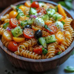 Vibrant Summer Italian Pasta Salad: A Refreshing Delight for Hot Days