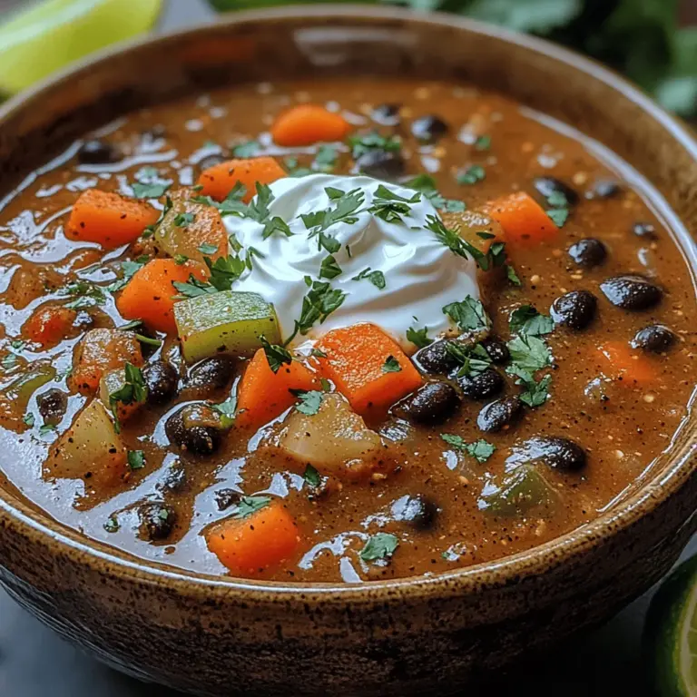 In the world of culinary delights, soups have always held a special place, offering both comfort and nourishment. With the growing popularity of plant-based dishes, flavorful and nutritious soups have become essential in many kitchens. One such dish that stands out for its robust taste and health benefits is the Spicy Black Bean Bliss Soup. This delightful concoction not only warms the soul but also packs a punch of flavors that excite the palate.