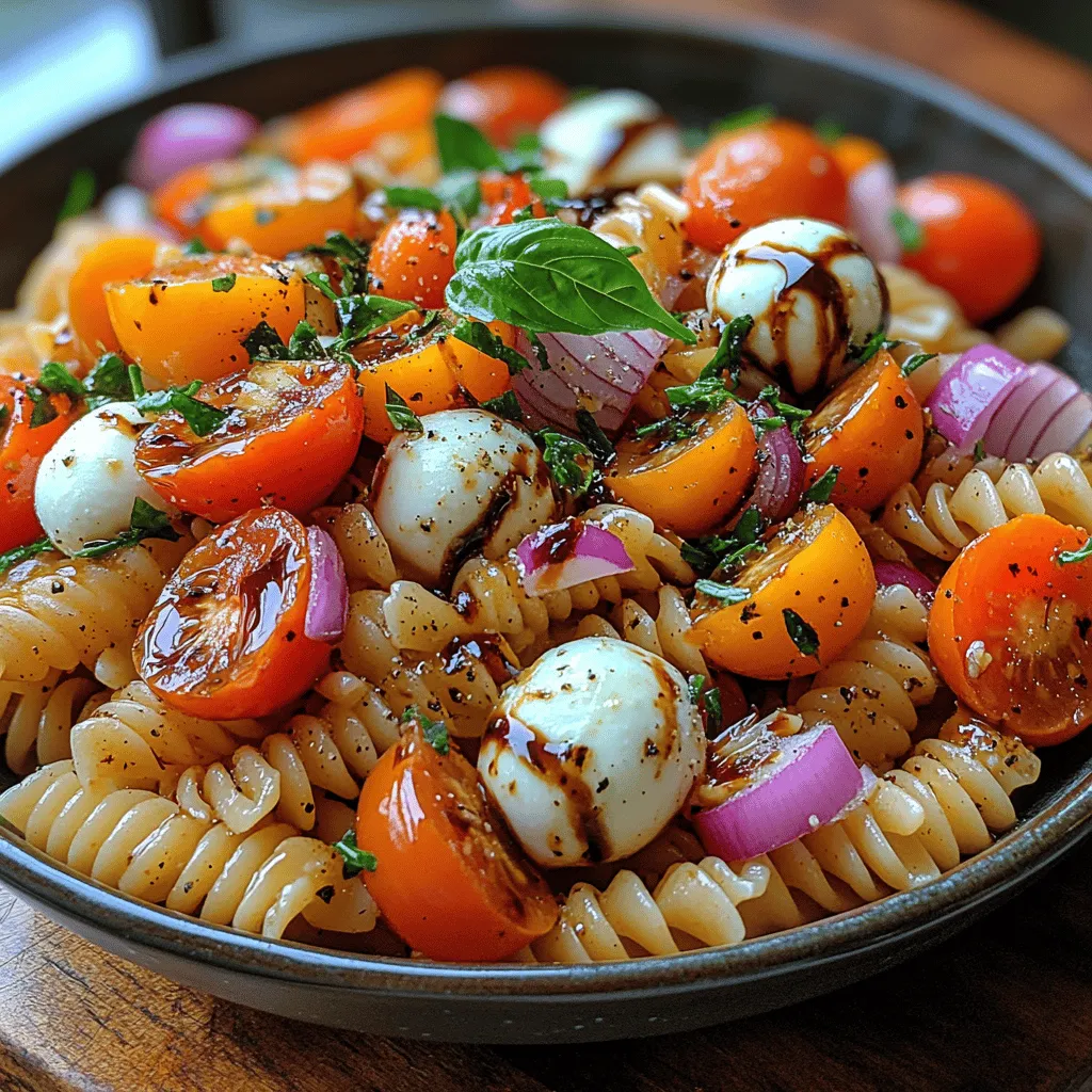 Creating a perfect Caprese pasta salad starts with selecting the right ingredients. Each component plays a vital role, contributing to the overall flavor and texture of the dish. Here’s a breakdown of the essential elements that will make your salad stand out.