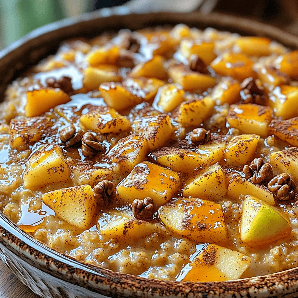 There's something undeniably comforting about a warm bowl of oatmeal, especially when it’s baked to perfection. Oatmeal bakes are a delightful twist on the traditional breakfast favorite, combining the heartiness of oats with the sweetness of fruits and the warmth of spices. They provide a satisfying start to your day, warming you from the inside out and filling your kitchen with inviting aromas. One such recipe that perfectly encapsulates the essence of cozy breakfasts is the Cozy Apple Cinnamon Oatmeal Bake. This dish beautifully marries the flavors and textures of rolled oats, tender baked apples, and aromatic spices, making it a nourishing and heartwarming way to kick off your morning.