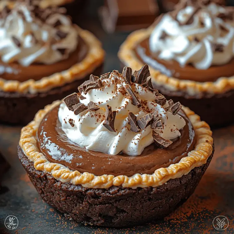 There’s something undeniably enchanting about chocolate desserts that captivates the heart and palate alike. Whether it's a rich chocolate cake, a velvety mousse, or a simple chocolate bar, chocolate has a magical ability to elevate any occasion. Among the myriad of delightful chocolate treats, mini chocolate cream pies stand out as a perfect balance of elegance and indulgence. These petite desserts offer an impressive presentation, making them ideal for parties, family gatherings, or even as a personal indulgence after a long day.