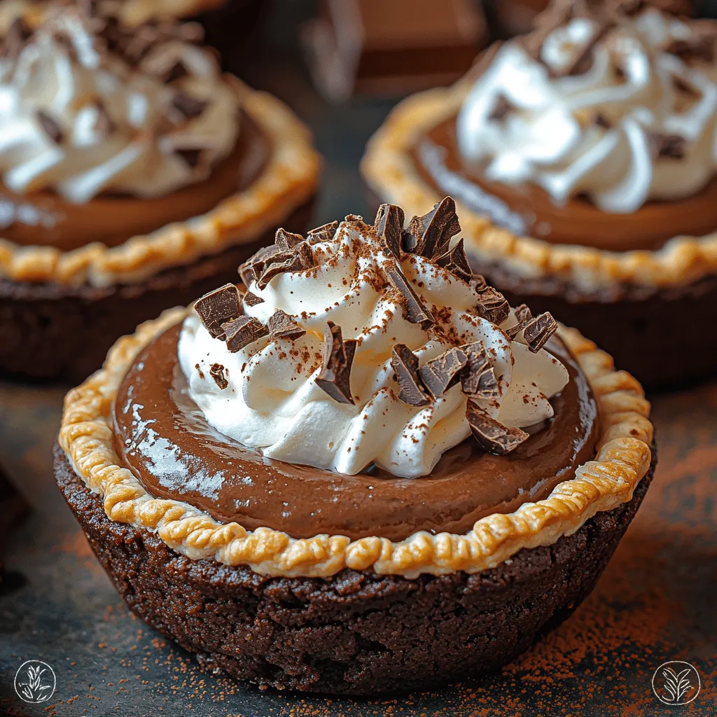 There’s something undeniably enchanting about chocolate desserts that captivates the heart and palate alike. Whether it's a rich chocolate cake, a velvety mousse, or a simple chocolate bar, chocolate has a magical ability to elevate any occasion. Among the myriad of delightful chocolate treats, mini chocolate cream pies stand out as a perfect balance of elegance and indulgence. These petite desserts offer an impressive presentation, making them ideal for parties, family gatherings, or even as a personal indulgence after a long day.