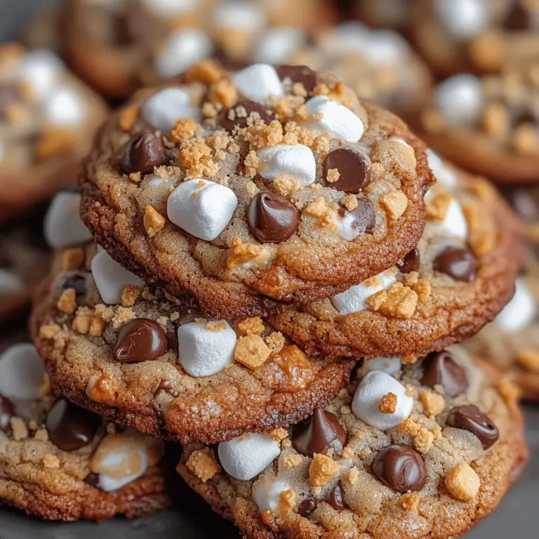 To create the perfect S’mores Chocolate Chip Cookies, understanding the ingredients is essential. Each component plays a crucial role in achieving the ideal texture, flavor, and overall experience of these cookies.