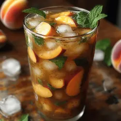 As the sun rises higher in the sky and the temperatures start to climb, nothing quite quenches your thirst like a glass of refreshing iced tea. The popularity of iced teas during the warm summer months is no accident; they offer a cool, revitalizing remedy to the heat while delivering a plethora of health benefits. Among the various iced tea concoctions, Iced Peach Green Tea stands out as a particularly delightful option. It's not only refreshing but also a healthful choice, blending the light, delicate flavors of green tea with the sweet, juicy essence of ripe peaches.