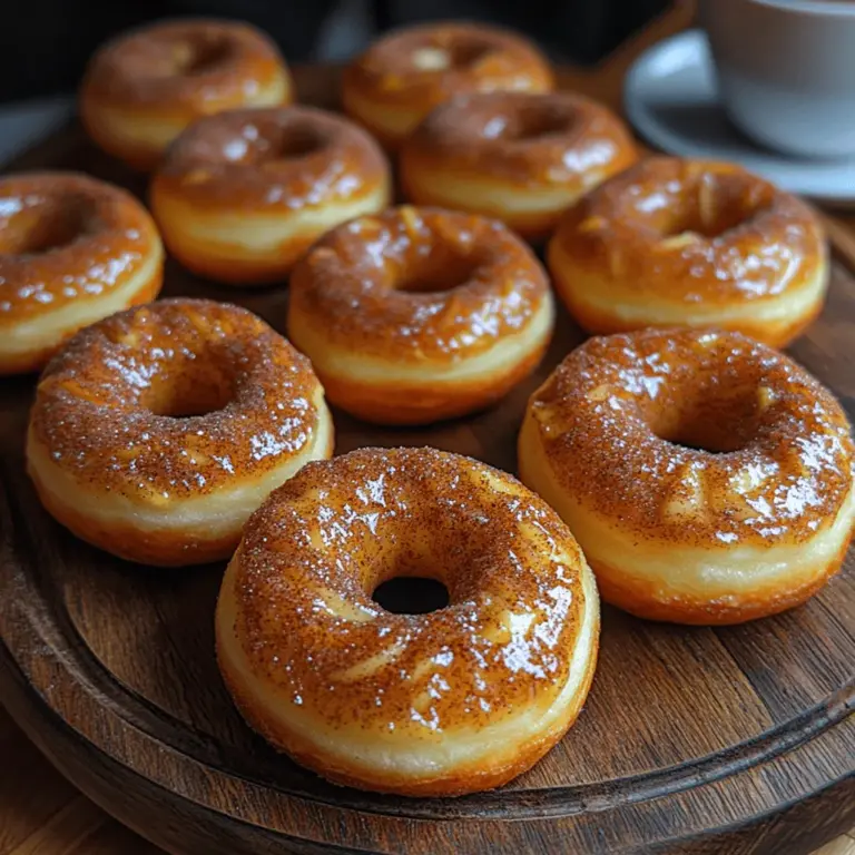 There’s something undeniably alluring about the scent of freshly baked donuts wafting through the kitchen. The warm, inviting aroma is enough to make anyone's mouth water in anticipation. Today, we’re diving into a recipe that takes this classic treat to delightful new heights: Cinnamon Swirl Baked Apple Donuts. With the perfect combination of sweet cinnamon and tart apple, these donuts are not just a feast for the senses; they also offer a healthier alternative to their fried counterparts.