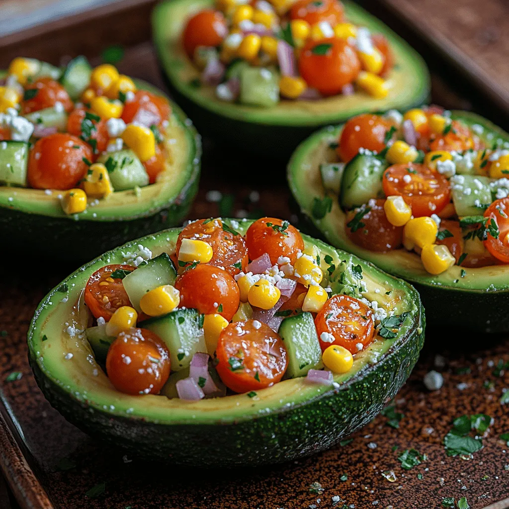 Creamy Avocado Garden Boats are ideal for a variety of occasions. They can serve as a light lunch, a nutritious snack, or an impressive appetizer for gatherings. With the growing emphasis on plant-based diets and the increasing awareness of the benefits of consuming fresh produce, this dish meets the demands of modern eating habits. Its simplicity in preparation ensures that even those with limited cooking experience can whip up a delicious, healthy meal in no time.