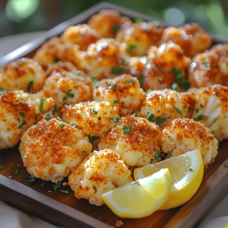 In recent years, air fryers have soared in popularity, transforming the way we cook our favorite foods. Their ability to produce crispy textures with minimal oil has revolutionized home cooking, appealing to health-conscious individuals and busy families alike. Among the many recipes that have emerged from this culinary trend is the Air Fryer Crispy Cauliflower Delight—a delightful snack or side dish that showcases the versatility of cauliflower. Whether you’re looking for a healthy munch during movie night or a flavorful accompaniment to your main meal, this recipe is sure to please your palate.