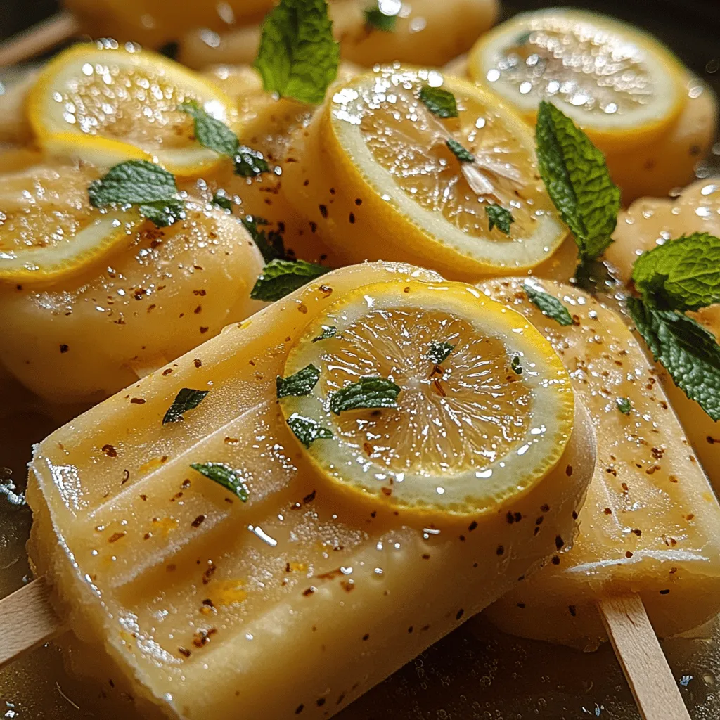 As the sun shines brighter and temperatures rise, there's nothing quite like the joy of indulging in a refreshing homemade popsicle. Picture yourself lounging in the backyard, taking a break from the heat with a cool, creamy treat in hand. Enter Zesty Creamy Lemonade Pops – a delightful concoction that captures the essence of summer in every bite. With their vibrant lemon flavor and creamy texture, these popsicles offer the perfect antidote to warm weather and are sure to become a staple in your summer dessert repertoire.