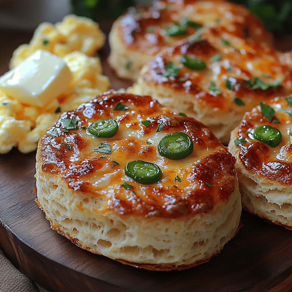 Start your day off on the right foot with a burst of flavor from our Spicy Morning Delight: Jalapeño Cheddar Breakfast Biscuits. These biscuits are the perfect marriage of spicy jalapeños and rich, creamy cheddar cheese, creating a breakfast option that is both exciting and satisfying. Whether you're a seasoned baker or a novice in the kitchen, this recipe is designed to be straightforward and easy to follow, ensuring that your mornings can be both delicious and efficient.