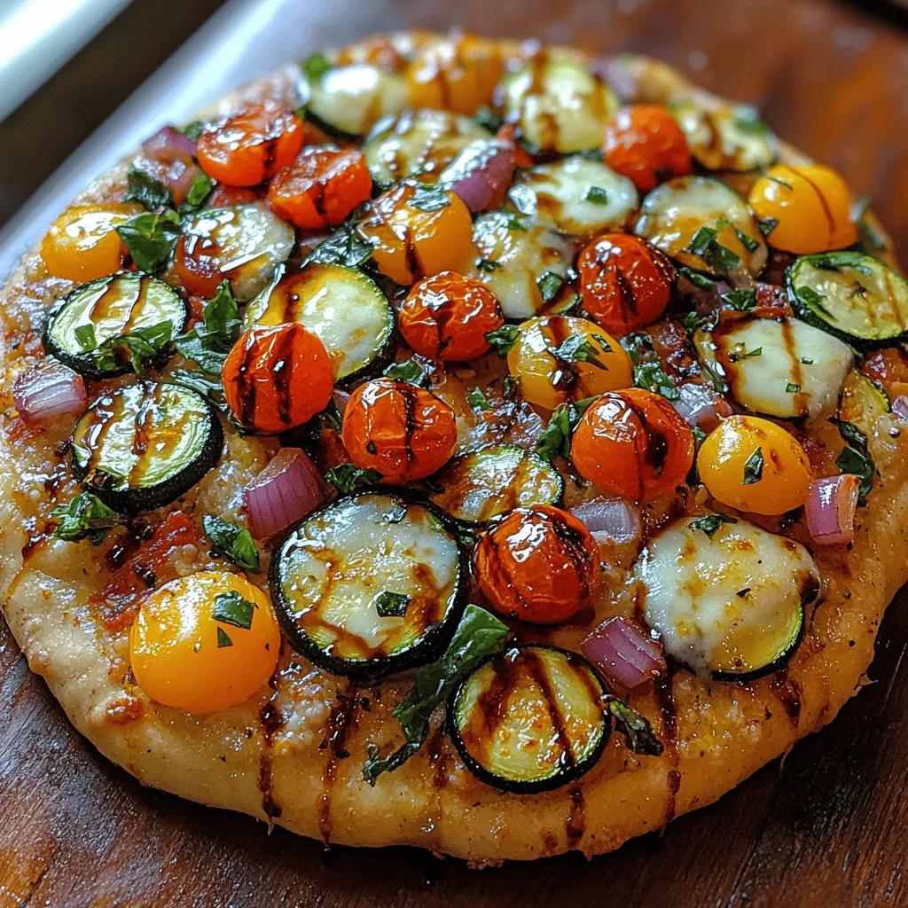 The foundation of our Colorful Roasted Veggie Flatbread Delight is the whole wheat flatbread. This healthy base not only provides a wholesome alternative to traditional white bread but also adds a nutty flavor and chewy texture that complements the vibrant toppings. Whole wheat flatbread is rich in dietary fiber, which aids digestion and keeps you feeling full longer. Additionally, it offers essential nutrients such as B vitamins, iron, and magnesium, making it a nutritious choice for any meal.
