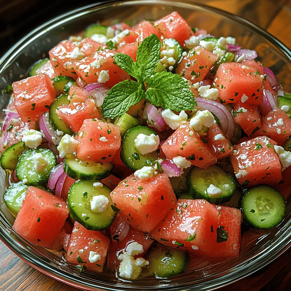 To truly appreciate the Watermelon Mint Sparkle Salad, it's essential to explore the key ingredients that make this dish stand out. Each component contributes unique flavors, textures, and health benefits that work harmoniously to create a refreshing and satisfying salad.