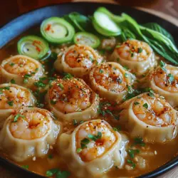 Welcome to a culinary adventure that celebrates the rich and diverse flavors of Asian cuisine! Today, we’re diving into the world of Silky Seafood Wonton Soup, a dish that combines the delicate textures of handmade wontons with a satisfying, aromatic broth. This soup isn’t just about nourishment; it embodies a cultural experience steeped in tradition and craftsmanship.