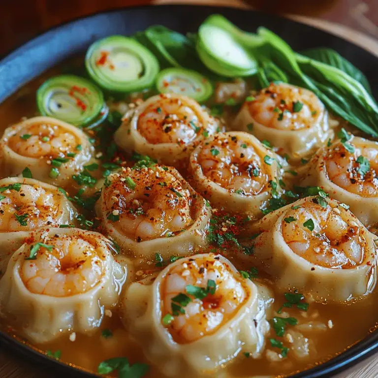Welcome to a culinary adventure that celebrates the rich and diverse flavors of Asian cuisine! Today, we’re diving into the world of Silky Seafood Wonton Soup, a dish that combines the delicate textures of handmade wontons with a satisfying, aromatic broth. This soup isn’t just about nourishment; it embodies a cultural experience steeped in tradition and craftsmanship.