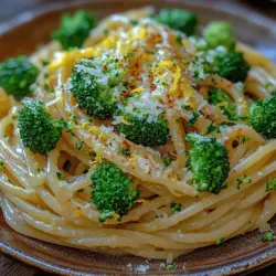 Lemon Garlic Broccoli Spaghetti is a vibrant and delicious dish that effortlessly marries flavor with nutrition. With its zesty lemon notes, aromatic garlic, and the crisp freshness of broccoli, this pasta recipe stands out as an excellent option for those seeking a quick yet impressive meal. Whether you’re looking for a wholesome weeknight dinner or a show-stopping dish to impress guests, this Lemon Garlic Broccoli Spaghetti is sure to delight.
