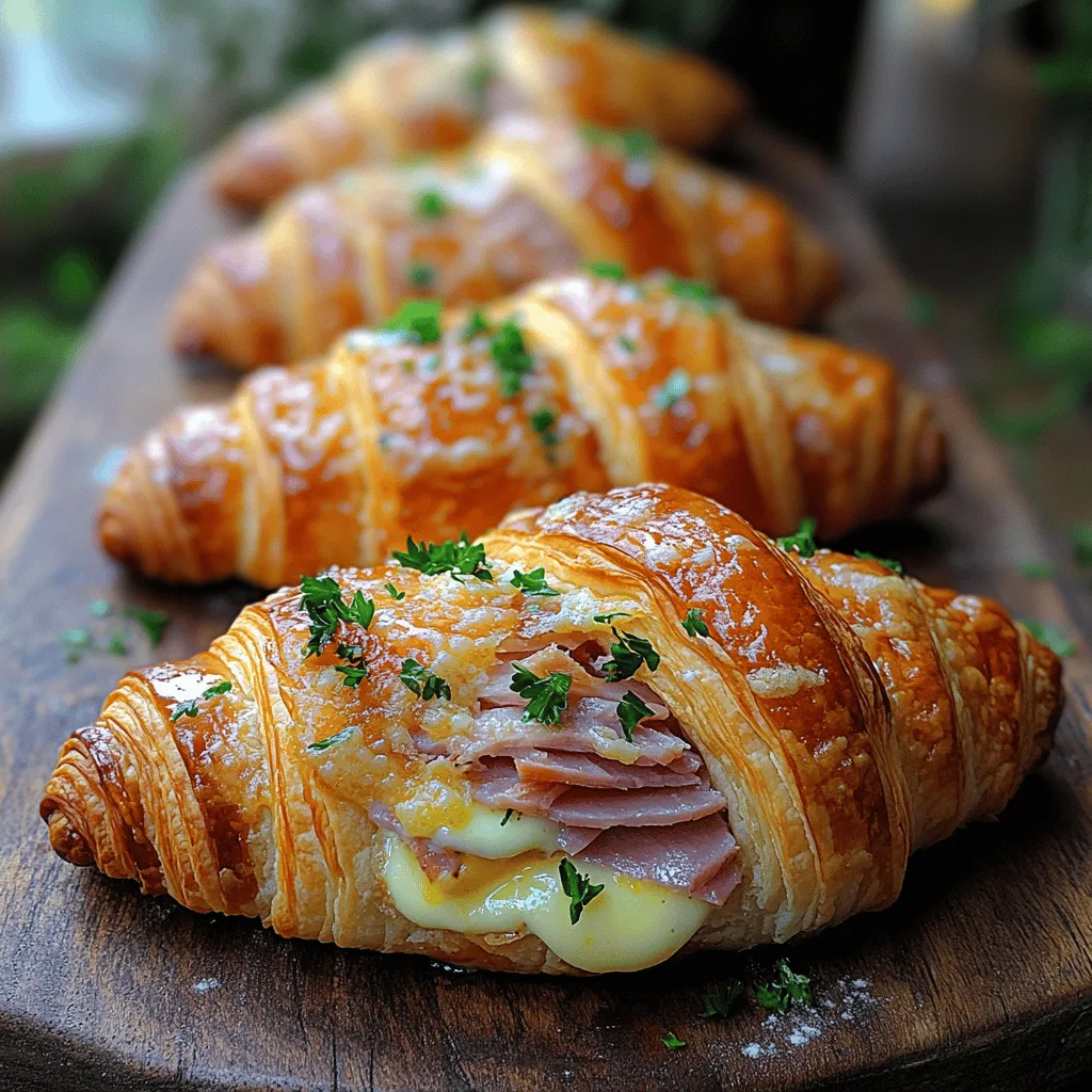 At the heart of our Ham & Cheese Delight Croissants is the crescent roll dough, a staple in many kitchens. This convenient base is a game-changer for those who might shy away from traditional croissant recipes that require labor-intensive lamination techniques. Refrigerated crescent roll dough offers a quick and easy alternative, providing a flaky texture that mimics homemade pastry without the fuss.