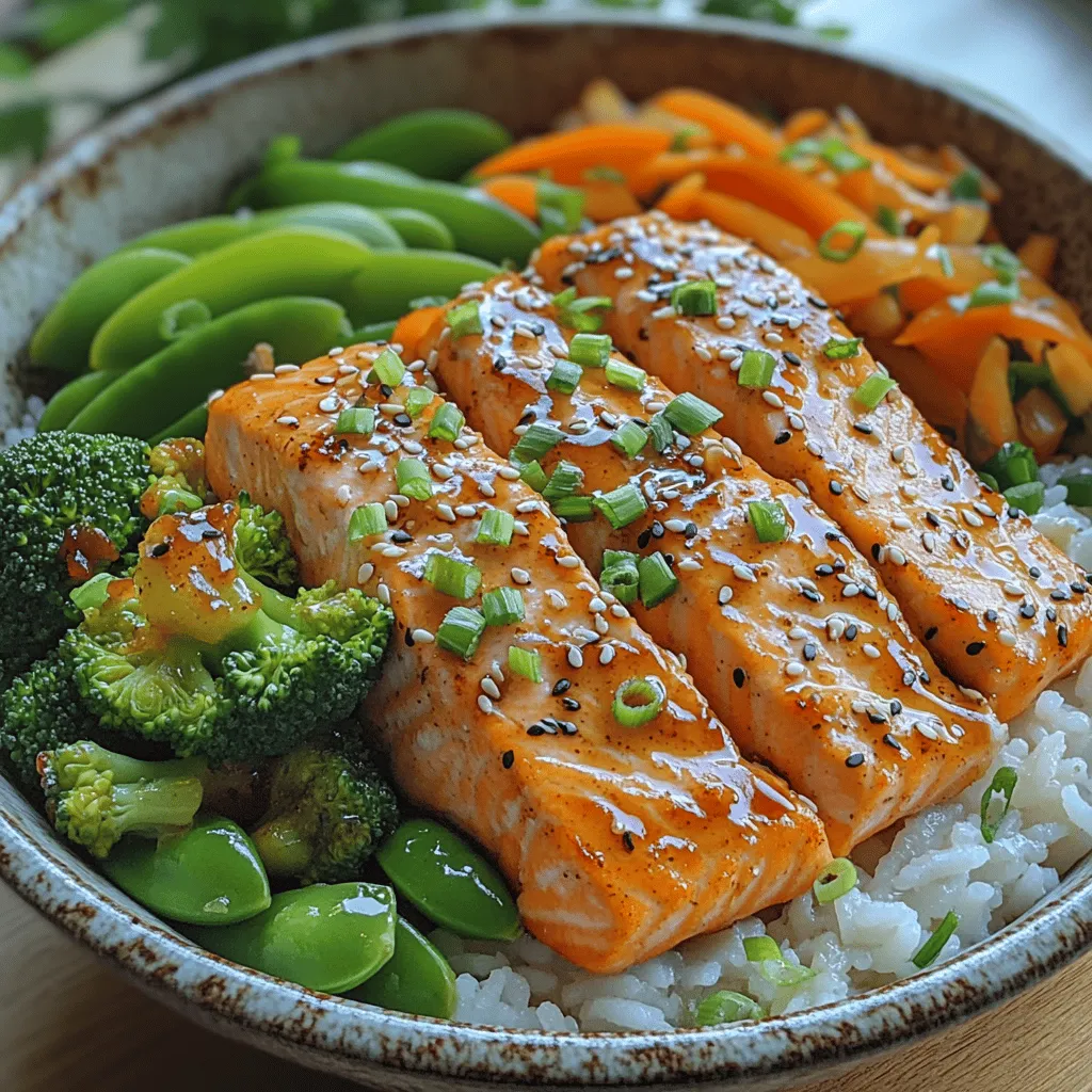 If you’re looking for a delicious and nutritious meal that embodies the essence of Asian cuisine while being quick and easy to prepare, look no further than savory teriyaki salmon bowls. This delightful dish not only satisfies the palate but also offers a vibrant explosion of textures and flavors—flaky, tender salmon paired with crisp vegetables and fragrant jasmine rice. Each component is carefully balanced to provide a satisfying yet healthy meal, making it perfect for those with busy lifestyles who still want to enjoy homemade flavors.