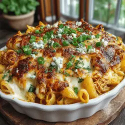 Buffalo chicken flavors have surged in popularity in contemporary cuisine, becoming a staple in various dishes ranging from appetizers to main courses. The spicy and tangy notes of buffalo sauce combined with the savory taste of chicken have captured the hearts (and taste buds) of food enthusiasts everywhere. Among the myriad of recipes inspired by this beloved flavor profile, the Spicy Cheesy Buffalo Chicken Pasta Bake stands out as a comforting, crowd-pleasing dish that is perfect for gatherings or a cozy family dinner.
