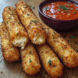 Golden Crunch Mozzarella Sticks are a beloved snack that has made their way into the hearts and stomachs of food enthusiasts around the world. Originally hailing from Italy, mozzarella sticks have become a staple in American cuisine, often found on appetizer menus in restaurants and bars. Their crispy exterior and gooey, melty center make them an irresistible treat for both kids and adults alike. These delightful cheesy snacks are not just a guilty pleasure; they embody a culinary tradition that celebrates the simple yet profound joy of melted cheese.