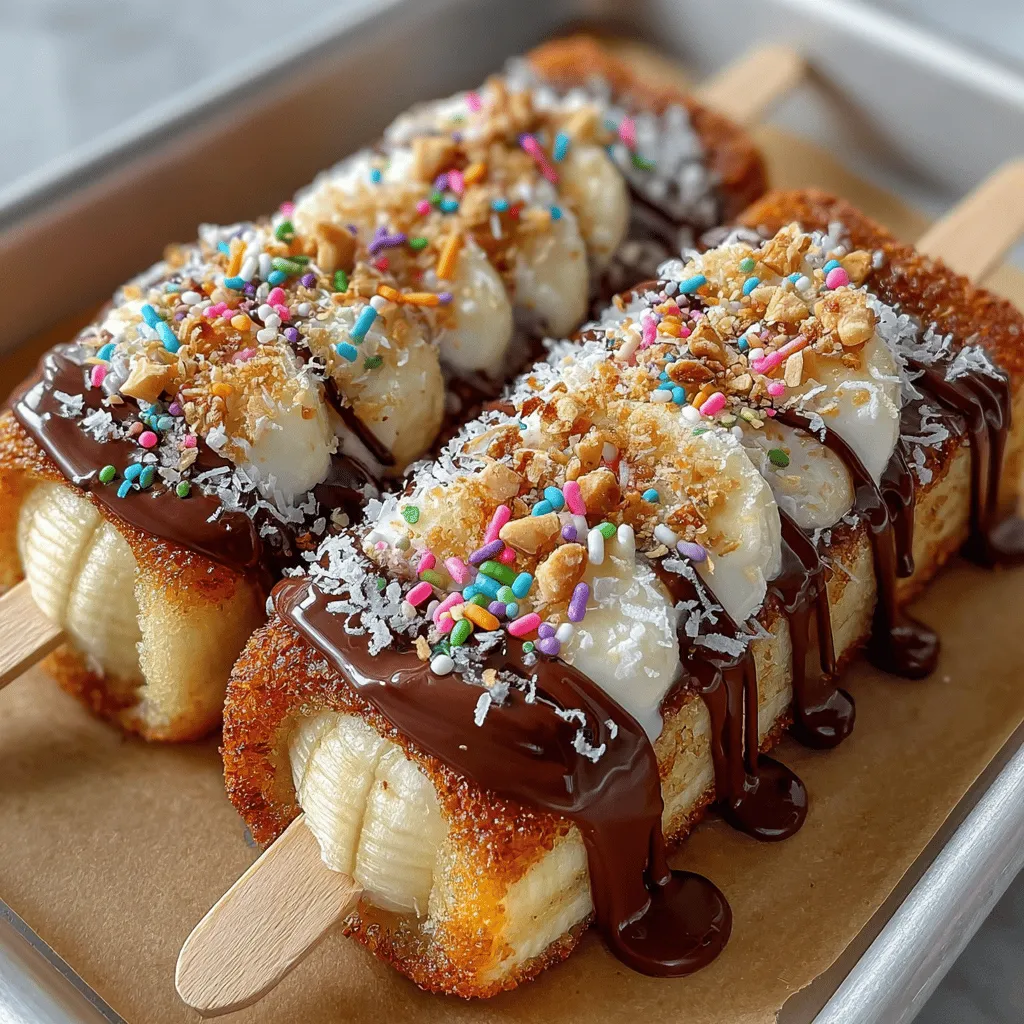 Once your Choco-Banana Dream Pops have been dipped in the luscious dark chocolate coating, it’s time to elevate their appeal with a variety of toppings. Adding toppings not only enhances the visual presentation of your pops but also brings exciting new flavors and textures.
