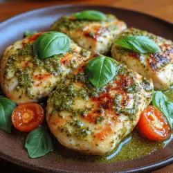 When it comes to quick yet flavorful meals, few dishes can rival the allure of Creamy Basil Pesto Chicken Delight. This dish is not just a feast for the taste buds; it captures the essence of Italian culinary tradition, combining the vibrant, aromatic notes of fresh basil with the savory depth of chicken. The result is a dish that is not only visually stunning but also packed with flavor, making it a favorite among home cooks and gourmet chefs alike.