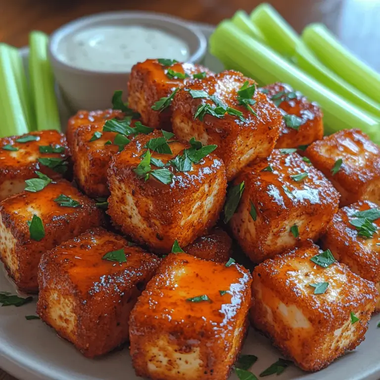 In recent years, plant-based diets have gained immense popularity, and with that, innovative recipes have emerged that cater to both taste and health. Among these culinary delights, Spicy Air-Fried Buffalo Tofu Bites stand out as a delicious and satisfying snack that appeals to both vegans and non-vegans alike. These bites are not only packed with flavor but also offer a healthier alternative to traditional buffalo wings, making them a fantastic choice for game days, parties, or simply as a tasty treat.