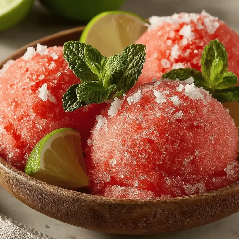 As the sun blazes brightly and temperatures soar during the summer months, nothing quite satisfies like a refreshing sorbet. This frozen dessert, known for its light, icy texture and vibrant flavors, is the perfect way to cool down and indulge your taste buds. Among the myriad of flavors you can explore, watermelon stands out as a quintessential summer fruit that embodies the essence of the season. Its juicy, sweet flesh and hydrating qualities make it an excellent choice for a sorbet that will not only delight your palate but also provide a burst of refreshment.