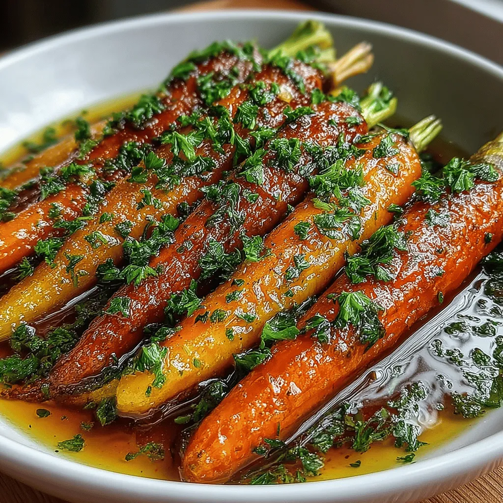 As we delve into the comforting world of slow-cooked dishes, one recipe stands out for its simplicity and delightful flavors: Slow-Cooked Maple Brown Sugar Glazed Carrots. This dish is more than just a side; it’s a celebration of the humble carrot, transformed into a sweet and savory masterpiece that can elevate any meal. The combination of maple syrup and brown sugar creates a rich glaze that perfectly complements the natural sweetness of the carrots, making them a favorite at both casual dinners and festive gatherings.