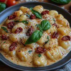 Every great recipe starts with quality ingredients, and Creamy Sun-Dried Tomato Gnocchi Delight is no exception. Let’s take a closer look at each component that makes this dish so delightful.