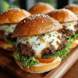 While the combination of caramelized onions and Swiss cheese makes for a mouthwatering stuffed burger, there's plenty of room for creativity in your fillings and toppings. Here are some ideas to elevate your burger experience: