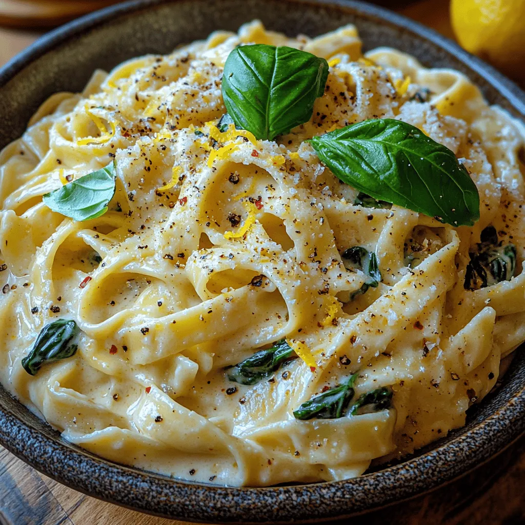 Creamy Garlic Spinach Pasta is a dish that tantalizes the taste buds with its rich flavors and comforting textures. Imagine twirling perfectly cooked pasta around your fork, each strand coated in a luscious, creamy garlic sauce, punctuated by the vibrant green of fresh spinach. This dish not only captures the essence of Italian cuisine but also embodies a harmony of flavors that can appeal to a wide audience. The combination of garlic, cream, and spinach creates a symphony of tastes that is both satisfying and indulgent, making it a favorite choice for family dinners, romantic dates, or even a cozy night in.