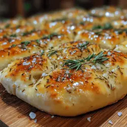 Focaccia, a beloved Italian bread, has a rich history that dates back to ancient Roman times. This flatbread is not only a staple in Italian cuisine but also a canvas for flavors, making it a versatile dish enjoyed across the globe. Today, we delve into the creation of Savory Rosemary Garlic Focaccia, a delightful recipe that stands out due to its aromatic infusion of fresh rosemary and garlic, creating a savory experience that is nothing short of heavenly.