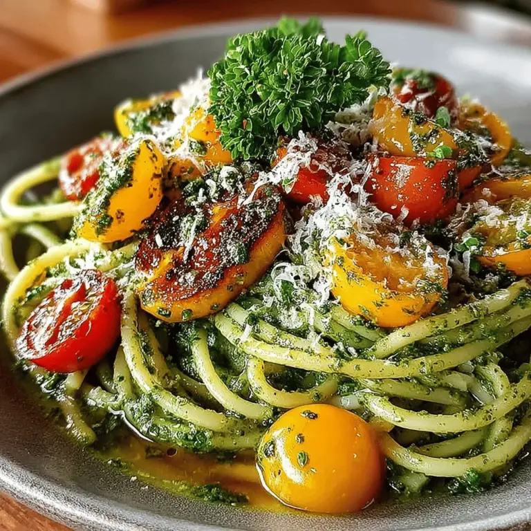 In the culinary world, few dishes evoke the vibrant flavors and aromatic bliss of homemade pesto paired with al dente pasta. Imagine the lush green of fresh basil leaves, the nutty warmth of toasted pine nuts, and the sharp, savory notes of aged Parmesan cheese coming together in a symphony of taste. Basil Bliss Pesto Pasta is not just a meal; it is a celebration of fresh ingredients that effortlessly brings the essence of Italian cuisine into your home.