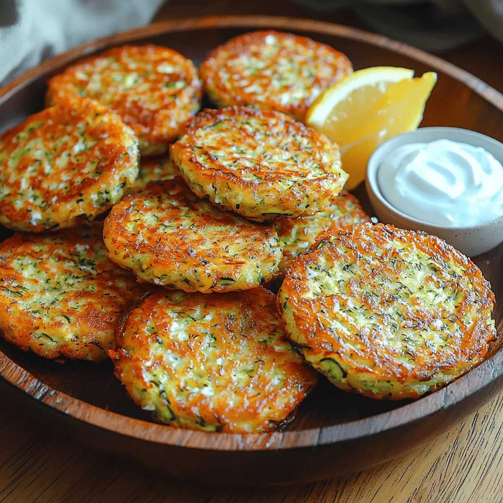 Crispy Feta Zucchini Fritters are not just another vegetable dish; they are a delightful blend of fresh ingredients that come together to create a satisfying and nutritious snack or side dish. With a golden-brown exterior and a soft, flavorful interior, these fritters are perfect for any occasion—from a casual family dinner to a vibrant summer gathering. The appeal of this recipe lies in its simplicity and the ability to transform humble zucchini into something extraordinary.