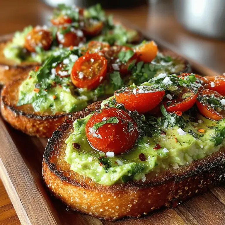 In recent years, avocado toast has taken the culinary world by storm, becoming a staple on breakfast and brunch menus across cafes and restaurants. This delightful dish has captured the hearts of food enthusiasts and health-conscious eaters alike, thanks to its vibrant flavors, appealing presentation, and versatility. Among the myriad variations of this popular dish, Zesty Lime Avocado Toast stands out for its refreshing twist. The addition of zesty lime not only brightens the flavor profile but also enhances the nutritional benefits of the ingredients, making it an ideal choice for a quick and satisfying meal.