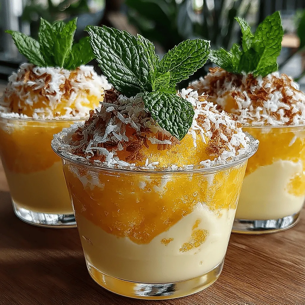 As the sun blazes overhead and summer days stretch long into the evening, there's nothing quite like a refreshing treat to cool you down and invigorate your taste buds. Enter the Tropical Chill: Frozen Pineapple Coconut Cups, a delightful concoction that marries the sweetness of ripe pineapple with the creamy richness of coconut. This recipe not only embodies the essence of summer but also serves as a guilt-free indulgence, making it the perfect dessert for any occasion.