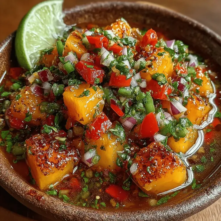 When it comes to summer dishes, few can rival the vibrant and refreshing qualities of a well-crafted salsa. Sweet Peach Salsa with a Zesty Twist is an exceptional example, marrying the natural sweetness of ripe peaches with a zesty kick that tantalizes the taste buds. This vibrant salsa not only celebrates the juicy, summery essence of its main ingredient but also brings a delightful complexity that makes it a standout condiment. Whether served alongside grilled meats, as a topping for tacos, or simply with tortilla chips, this salsa is destined to become a staple in your culinary repertoire.