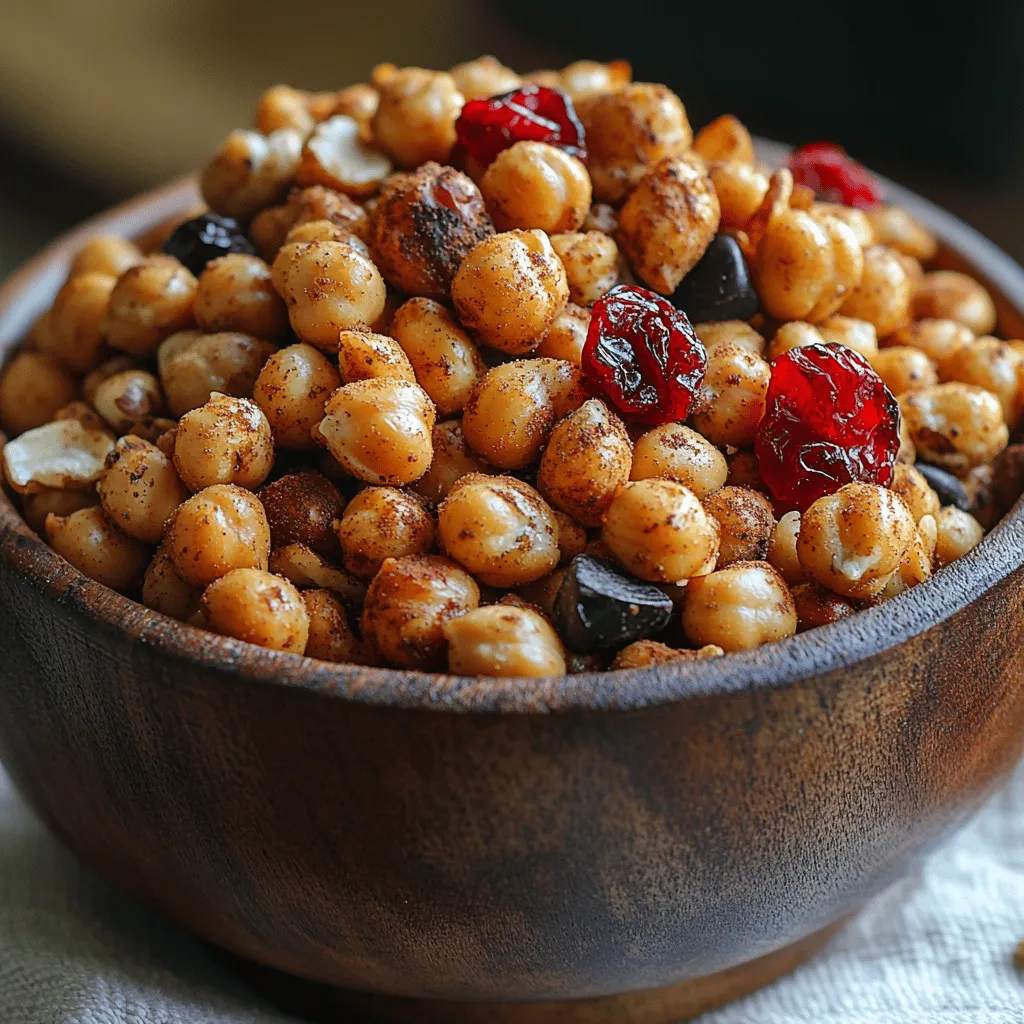 In today’s fast-paced world, healthy snacking has become a crucial aspect of maintaining balanced nutrition. One snack that stands out for its delightful crunch, savory flavors, and wholesome ingredients is the Crunchy Roasted Chickpea Trail Mix. This trail mix offers a perfect blend of textures and tastes, making it not only satisfying but also a guilt-free indulgence. Whether you’re looking for an energizing boost during a mid-afternoon slump or a nutritious option to fuel your outdoor adventures, this trail mix delivers on all fronts.