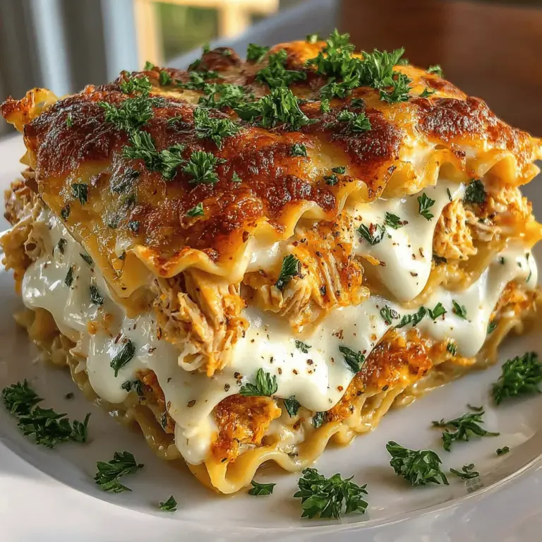 Lasagna has long held a place of honor in the pantheon of comfort foods, beloved by families for its rich flavors and satisfying textures. Traditionally layered with hearty meat sauces, creamy cheeses, and tender noodles, lasagna is a dish that brings warmth and joy to any table. However, as culinary creativity evolves, so too do our beloved recipes. Enter the Creamy Dreamy Slow Cooker Chicken Alfredo Lasagna—a delightful twist on the classic that combines the creamy goodness of Alfredo sauce with the convenience of a slow cooker.